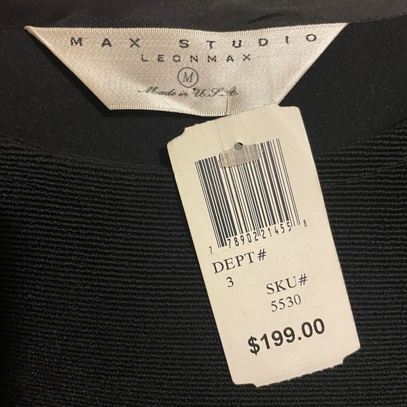 Max Studio Leonmax black evening gown! - Picture 3 of 3